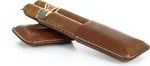 Reinhold Kühn Dobbelt Cigar Holder Glat Top Cognac