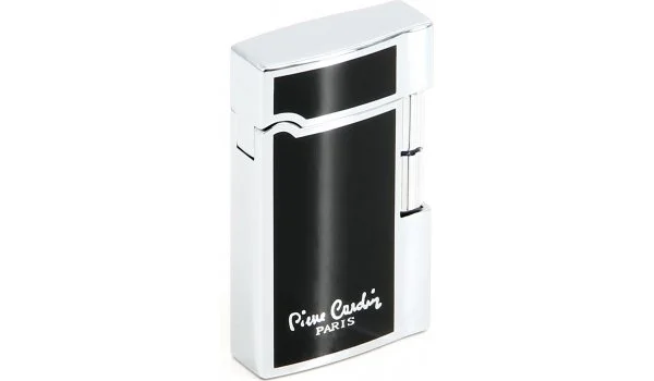 Pierre Cardin Mini Flint Lighter Krom Sort