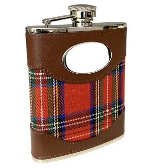 Hofte Flaske Finley Tartan 180 ml