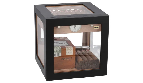 adorini Cube Deluxe Humidor Sort foto 5