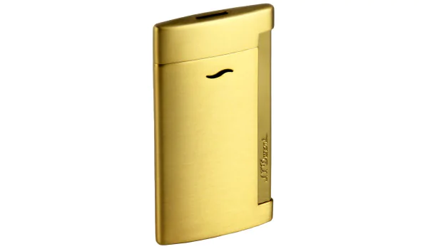 S.T. Dupont Slank 7 Lighter fuld gylden børstet 027711