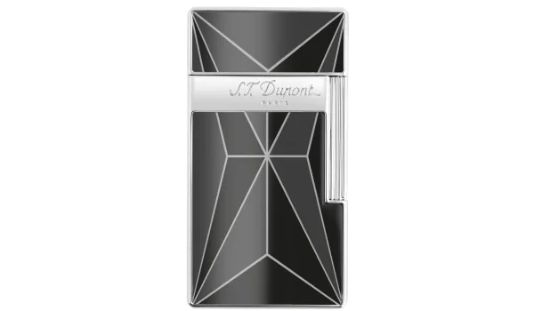 S.T. Dupont Biggy Lighter Fire X Sort Krom 025070