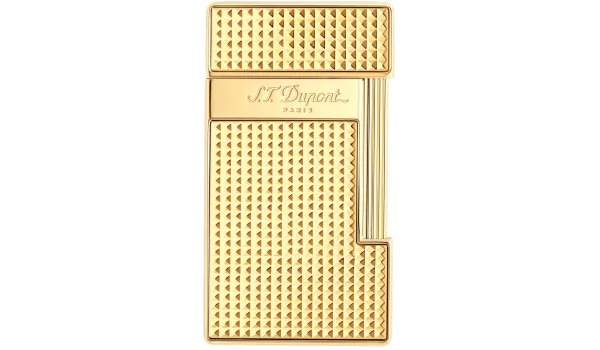 S.T. Dupont slank Lighter Diamanthoved Guld 028009