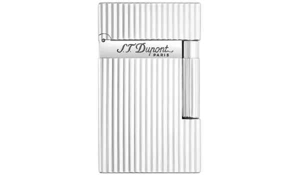 S.T. Dupont Ligne 2 16817 Lighter Rillet Sølv